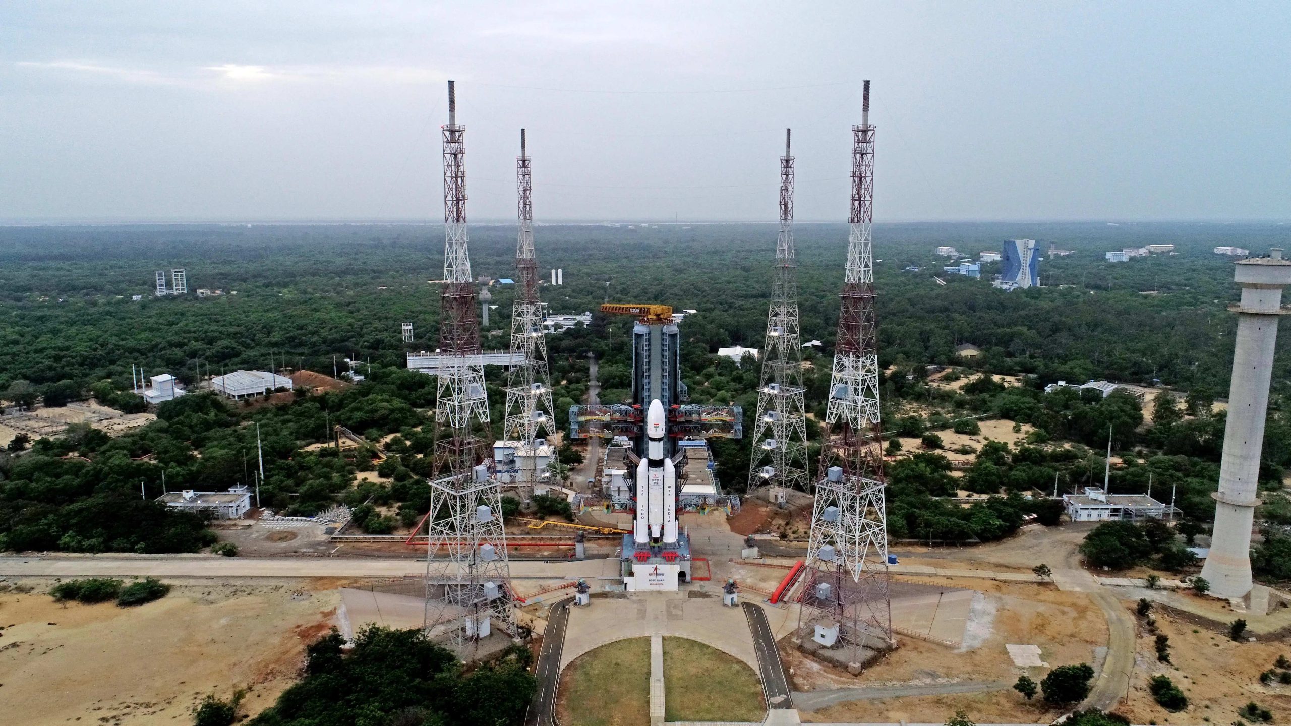Centro Espacial Satish Dhawan em Sriharikota Índia