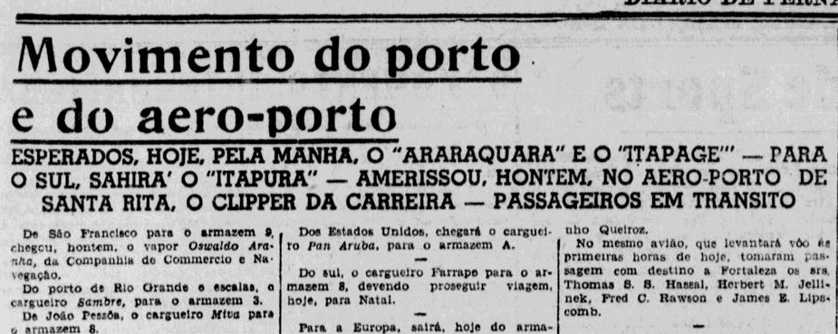 Diario de Pernambuco Aeroporto