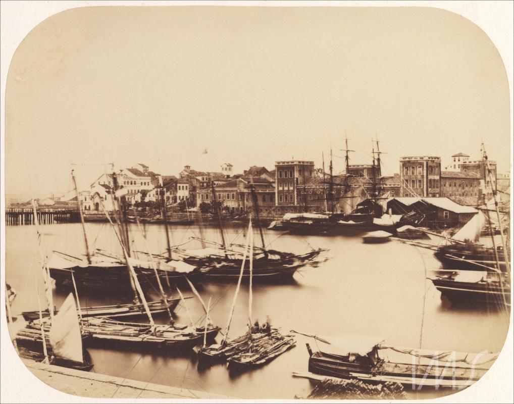 Alfândega de Pernambuco, no Recife, em 1858 (Crédito: Augusto Stahl via Instituto Moreira Salles)