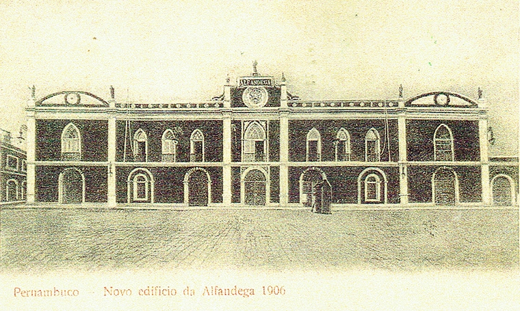 Edifício da Alfândega no começo do século 20