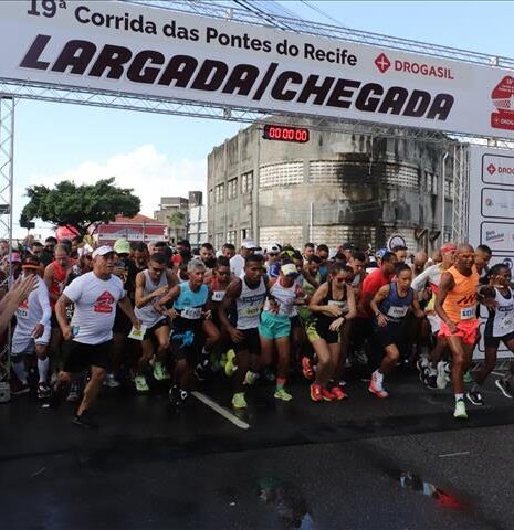 20ª Corrida das Pontes do Recife, com distância de até 15 km, será realizada neste fim de semana (Imagem: Antônio Lima/Divulgação)