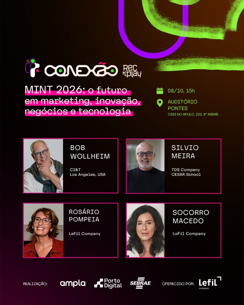 Conexão REC'n'Play contará com nomes de peso para discutir o futuro do marketing