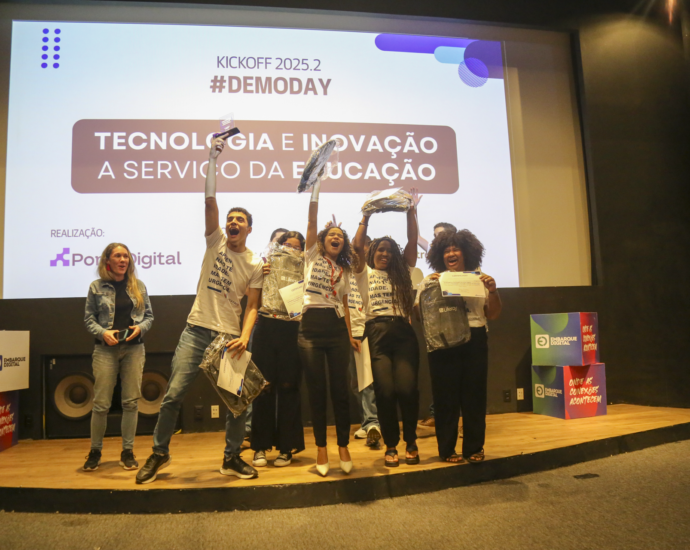 Aplicativo que usa IA e gamificação na alfabetização de adultos é o grande destaque no Demoday do KickOff (Imagem: PC Pereira/Porto Digital)