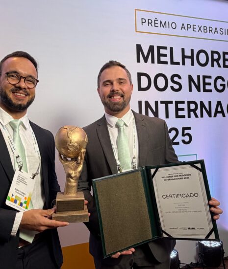Internacionalizada pelo Cais do Porto, Capyba Software é destaque no prêmio Melhores Negócios Internacionais 2025 (Imagem: Cortesia)
