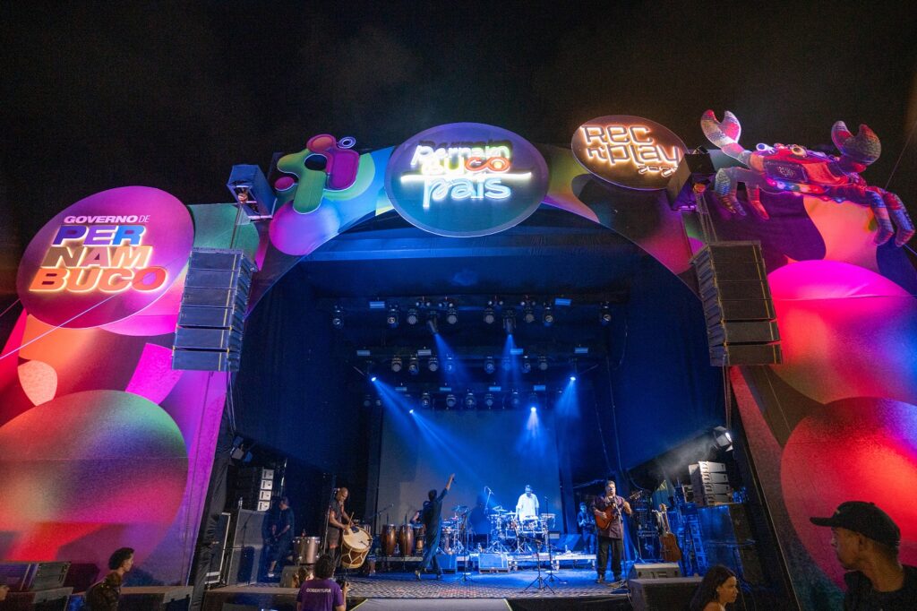 Palco Pernambuco Meu País durante o REC'n'Play 2025 (Crédito: Luiz Santos/REC'n'Play)