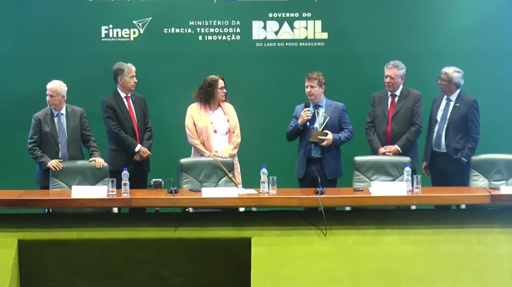 Entrega do Prêmio Finep de Inovação 2025 (Crédito: Reprodução/YouTube)