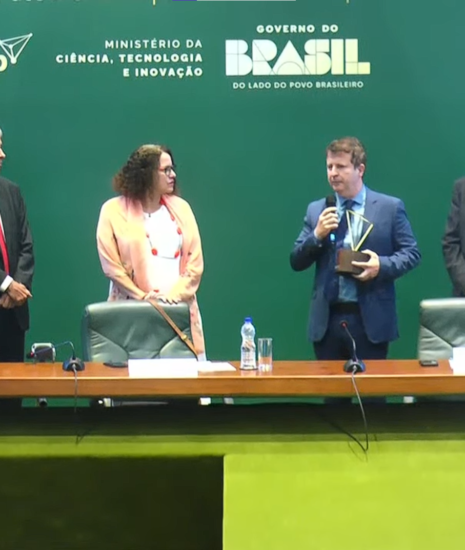 Entrega do Prêmio Finep de Inovação 2025 (Crédito: Reprodução/YouTube)