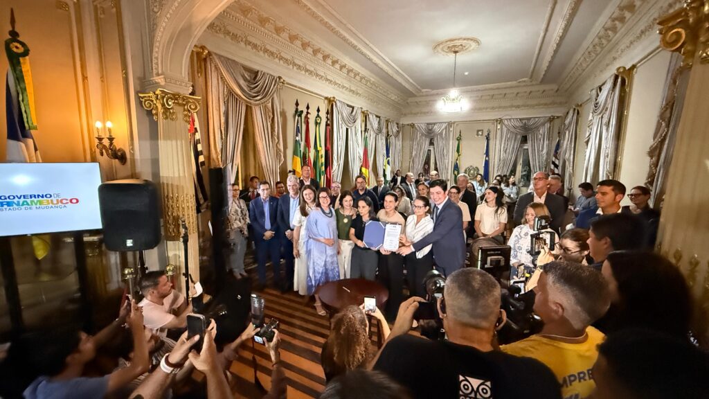 Lançamento de editais voltados para mulheres (Crédito: Emannuel Bento/Porto Digital)